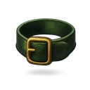 Green D-hide Belt