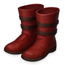 Red D-hide Boots
