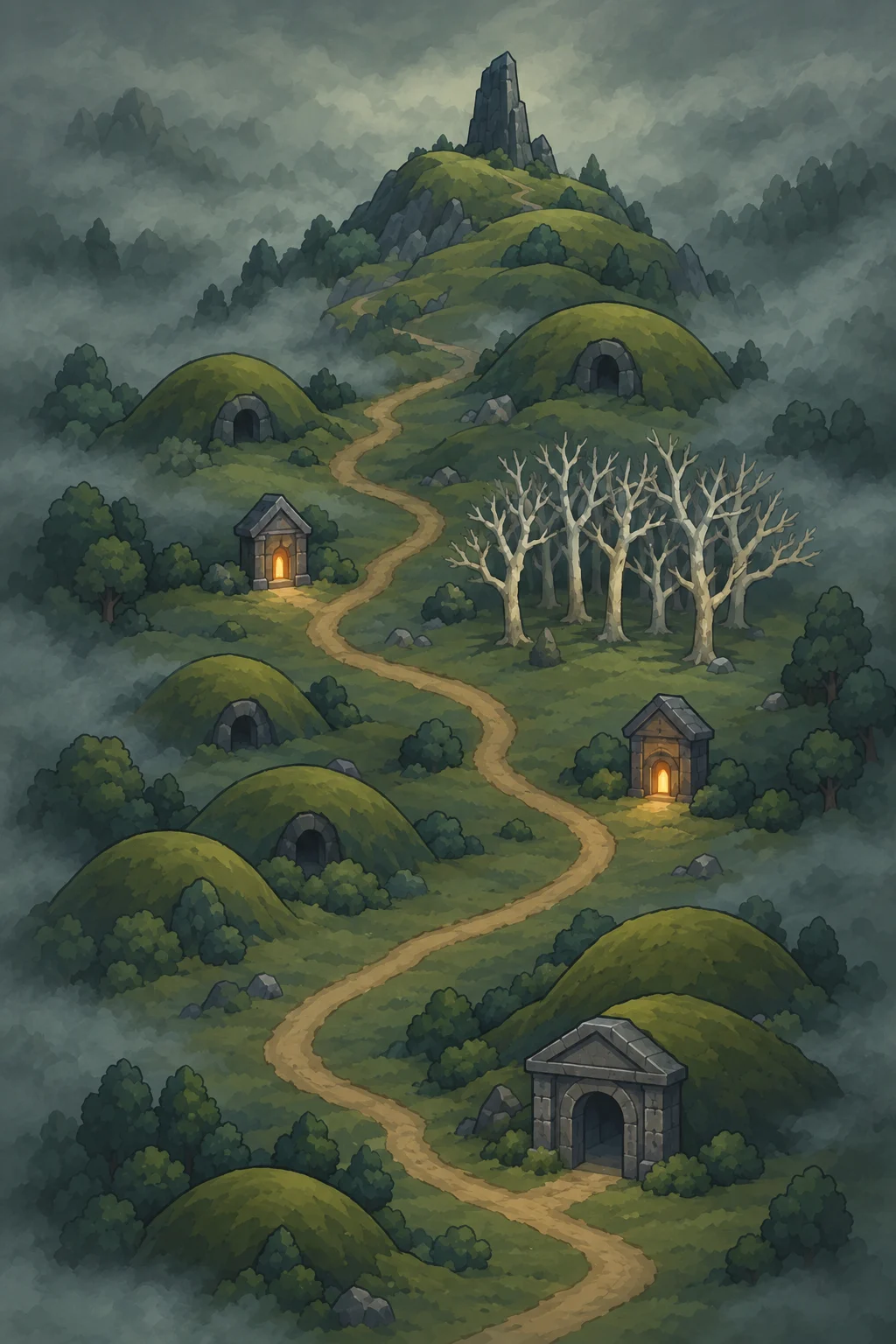 Episode VI: Hallowed Barrows map