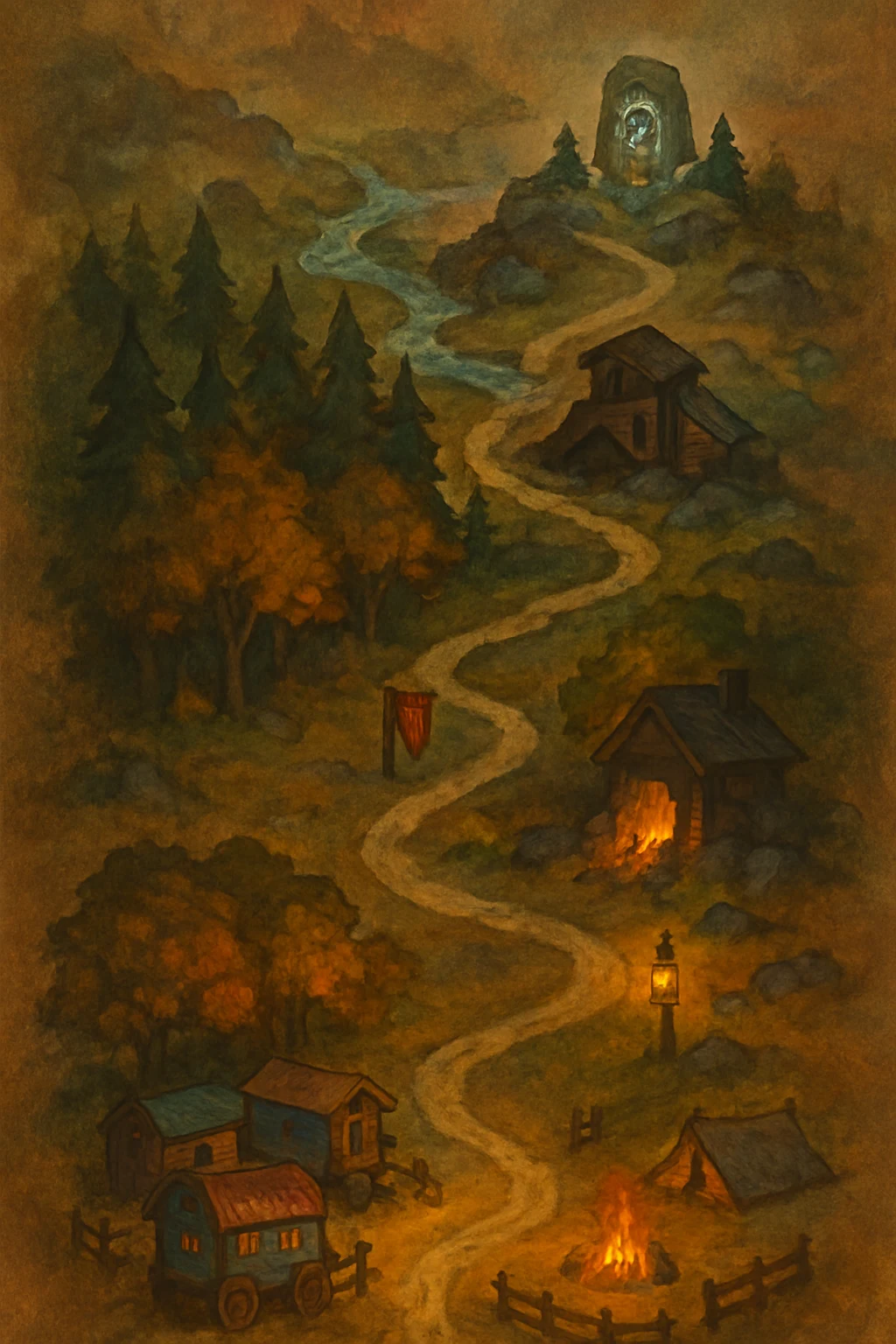 The Beastmaster's Trials map